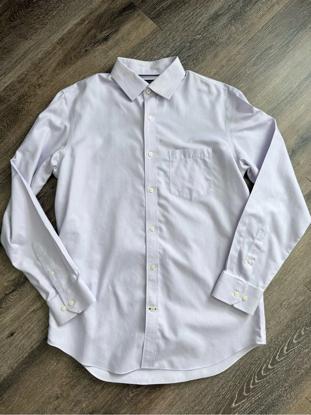 Banana Republic Men’s Dress Shirt M 15.5 Non-Iron Cotton Lavender Classic Fit